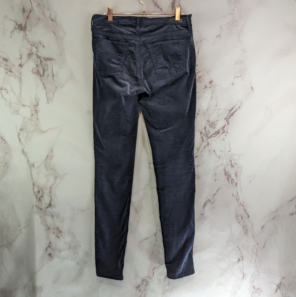 AG Adriano Goldschmied Pant Women 28 Velvet Blue Y2K Legging Super Skinny Low